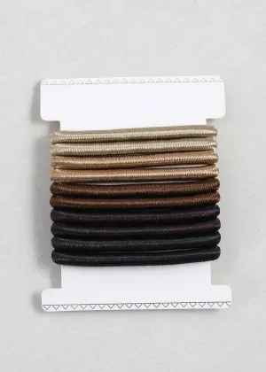 10-Piece Elastic Hair Bands Set