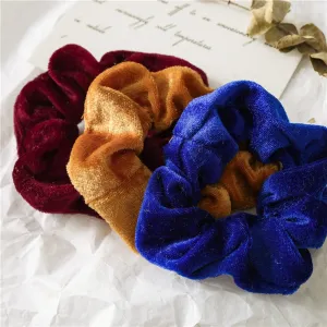 10 Pieces Hair Scrunchies Velvet Elastic Hair Bands Scrunchy Hair Ties Ropes 20 colors