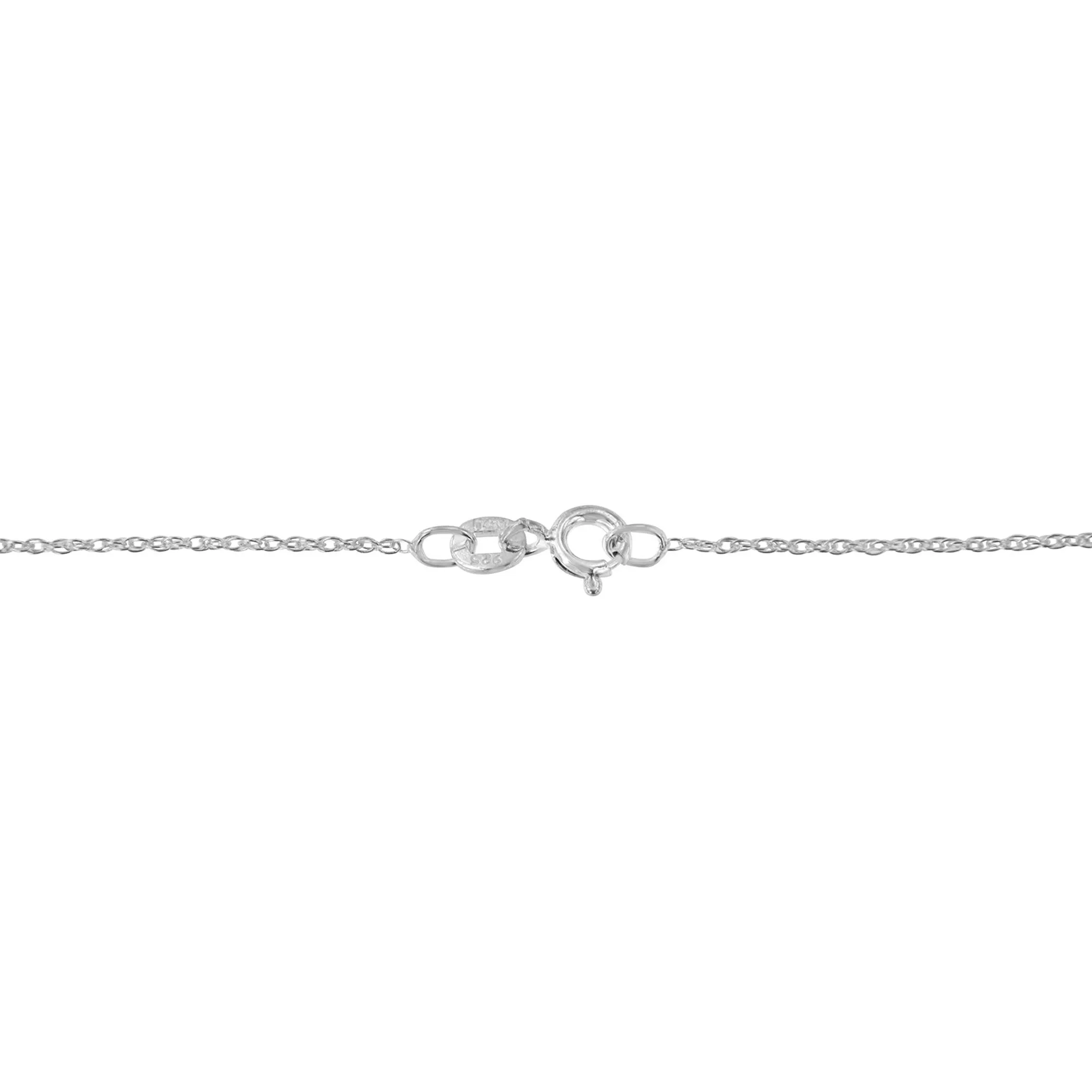 10K Gold 1/2 Cttw Round and Bagutte-Cut Diamond Teardrop 18" Pendant Necklace (J-K Color, I1-I2 Clarity)
