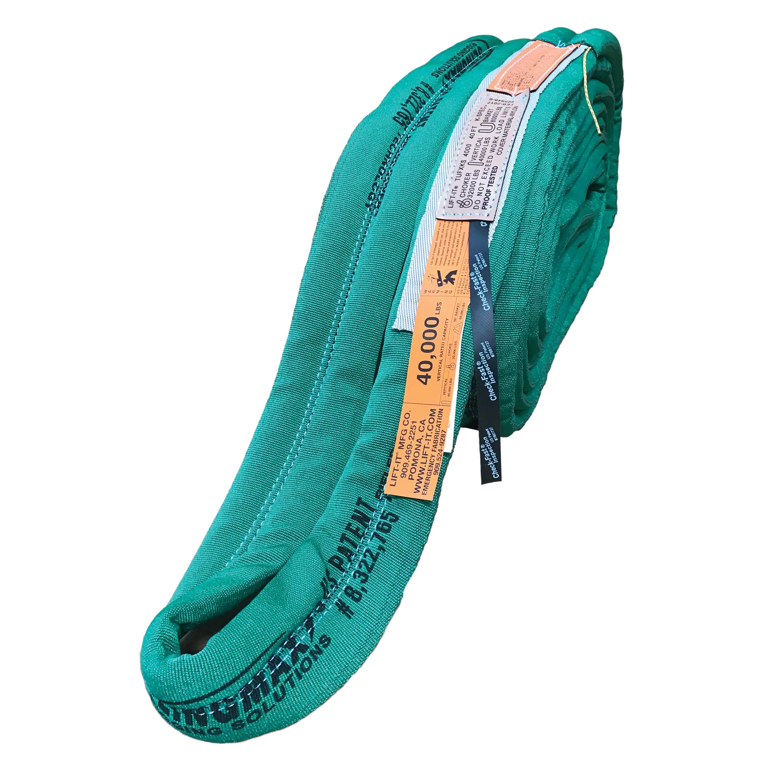 3" x 16' Endless Twin-Path® High Performance Roundsling | Vertical Cap: 20,000 lbs.