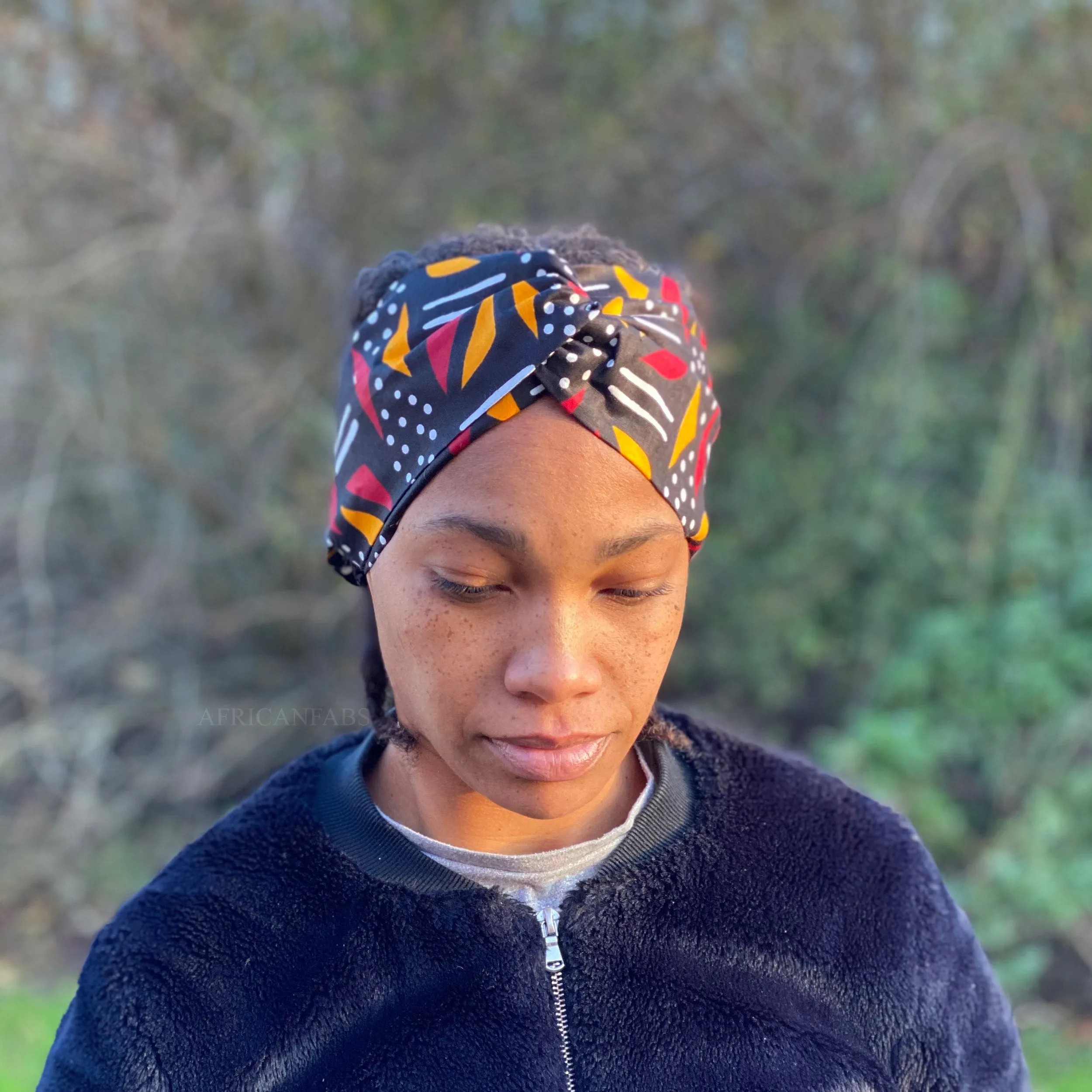 African print Headband - Adults - Hair Accessories - Mud cloth