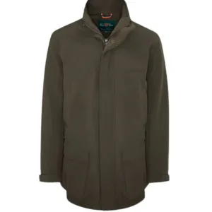 Alan Paine Lockwood Men's Shooting Coat In Olive - Shooting Fit