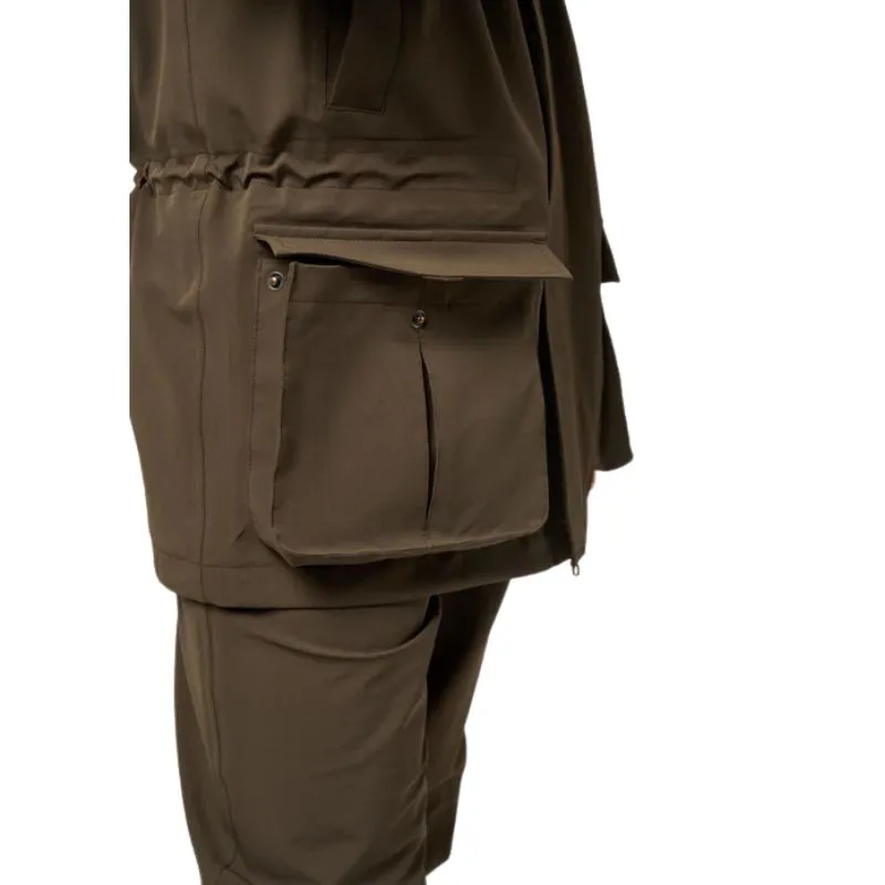 Alan Paine Lockwood Men's Shooting Coat In Olive - Shooting Fit