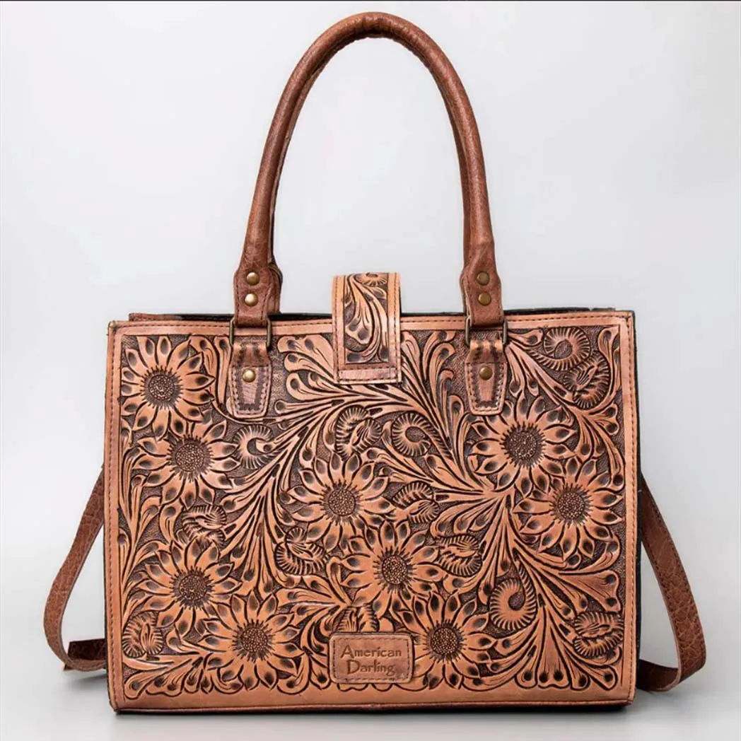 American Darling Large Tooled Bag