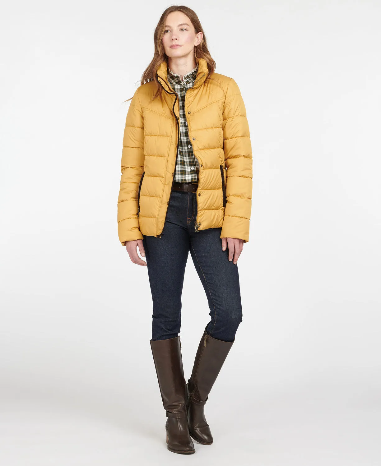 Barbour Stanton Quilted Jacket - Honey Mustard