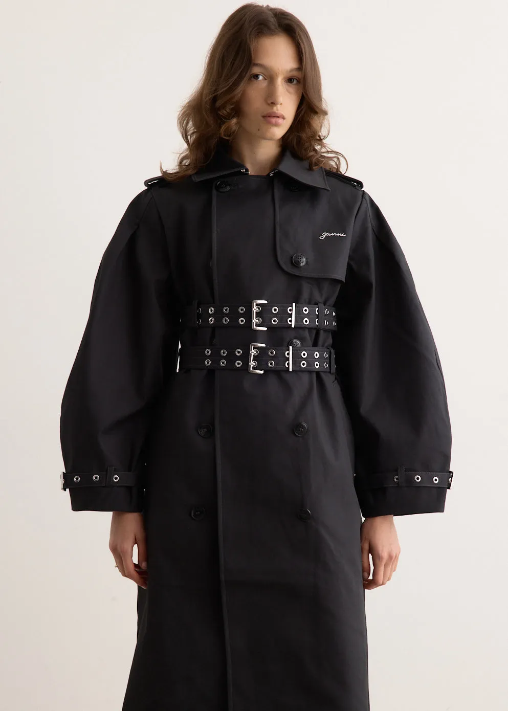 Bonded Cotton Trench Coat