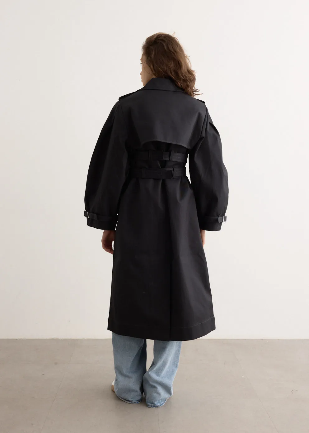 Bonded Cotton Trench Coat