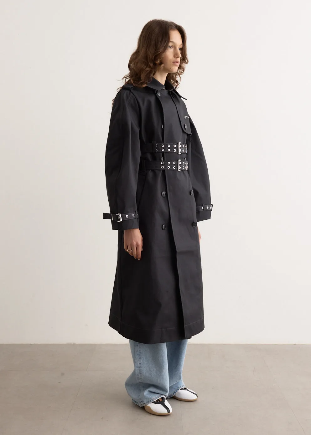 Bonded Cotton Trench Coat
