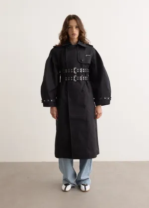 Bonded Cotton Trench Coat