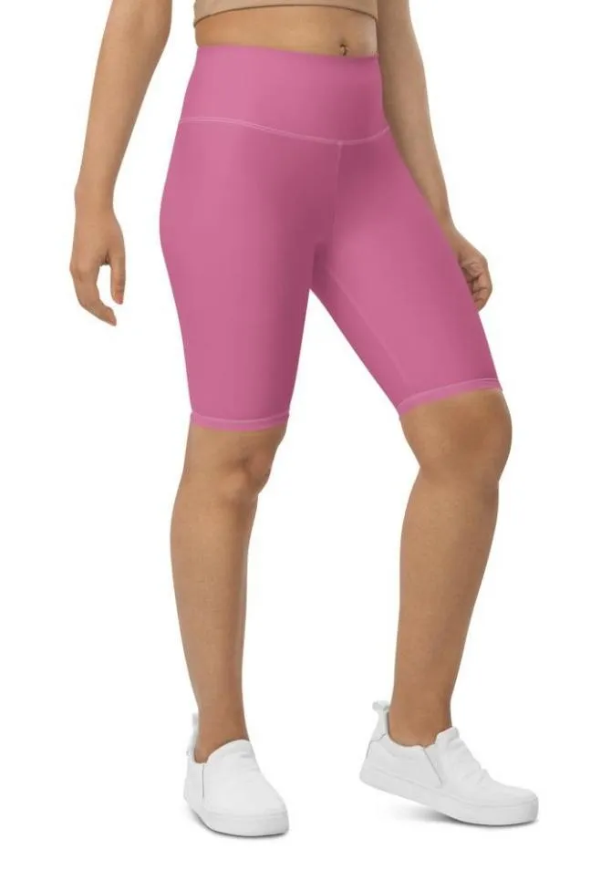Bubblegum Pink Biker Shorts