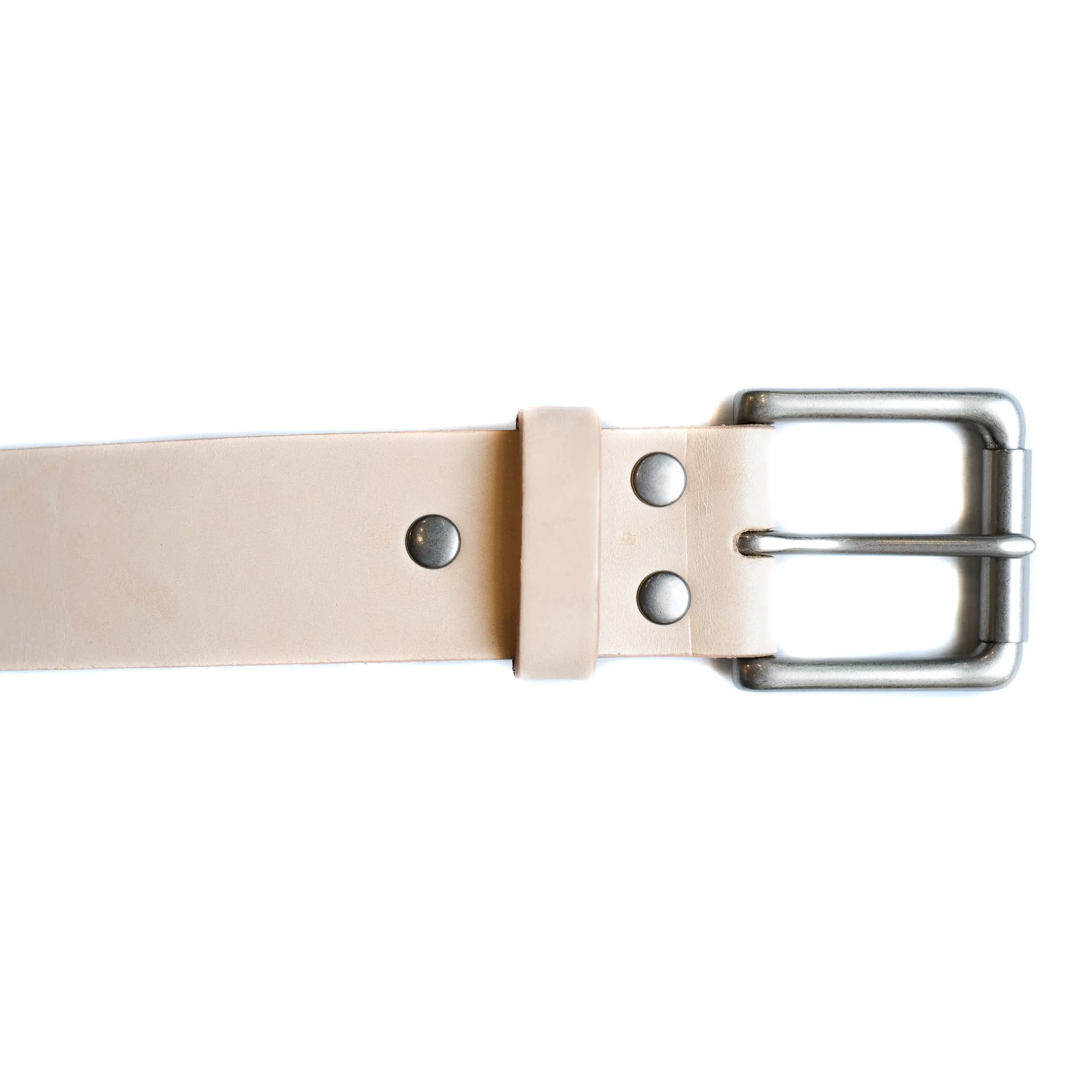 ButterScotch - 1.5" Roller Bar Belt - Natural & Nickel