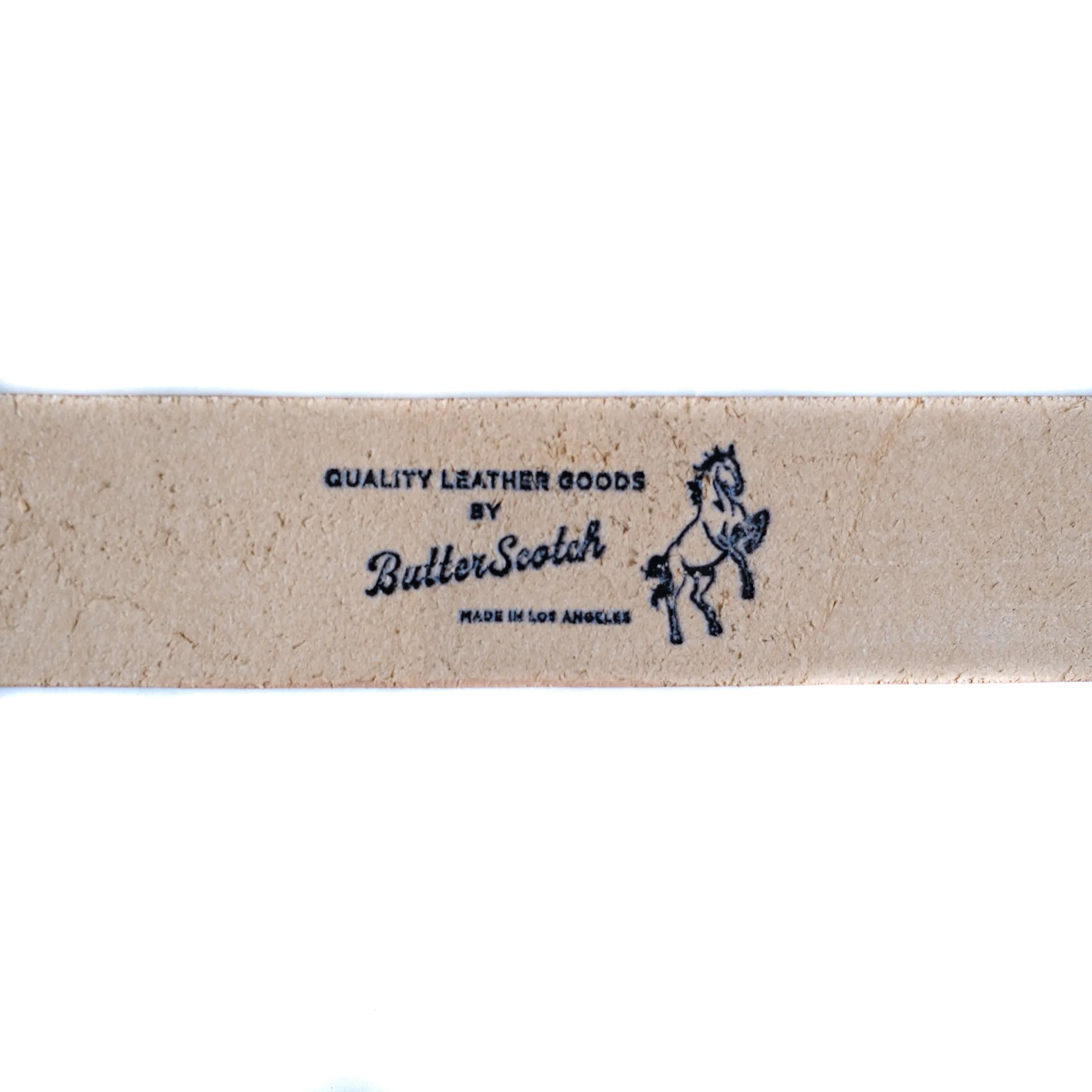 ButterScotch - 1.5" Roller Bar Belt - Natural & Nickel