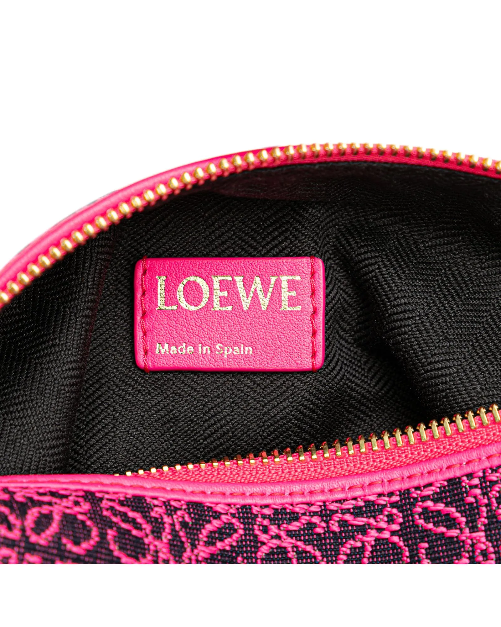Canvas and Leather Top Zip Handbag