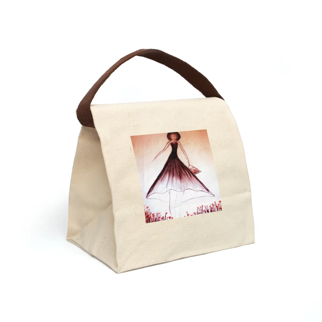 Canvas Lunch Bag With Strap