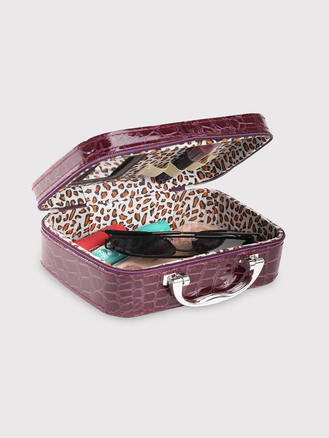 Caprese Cortney Vanity Case Small Purple