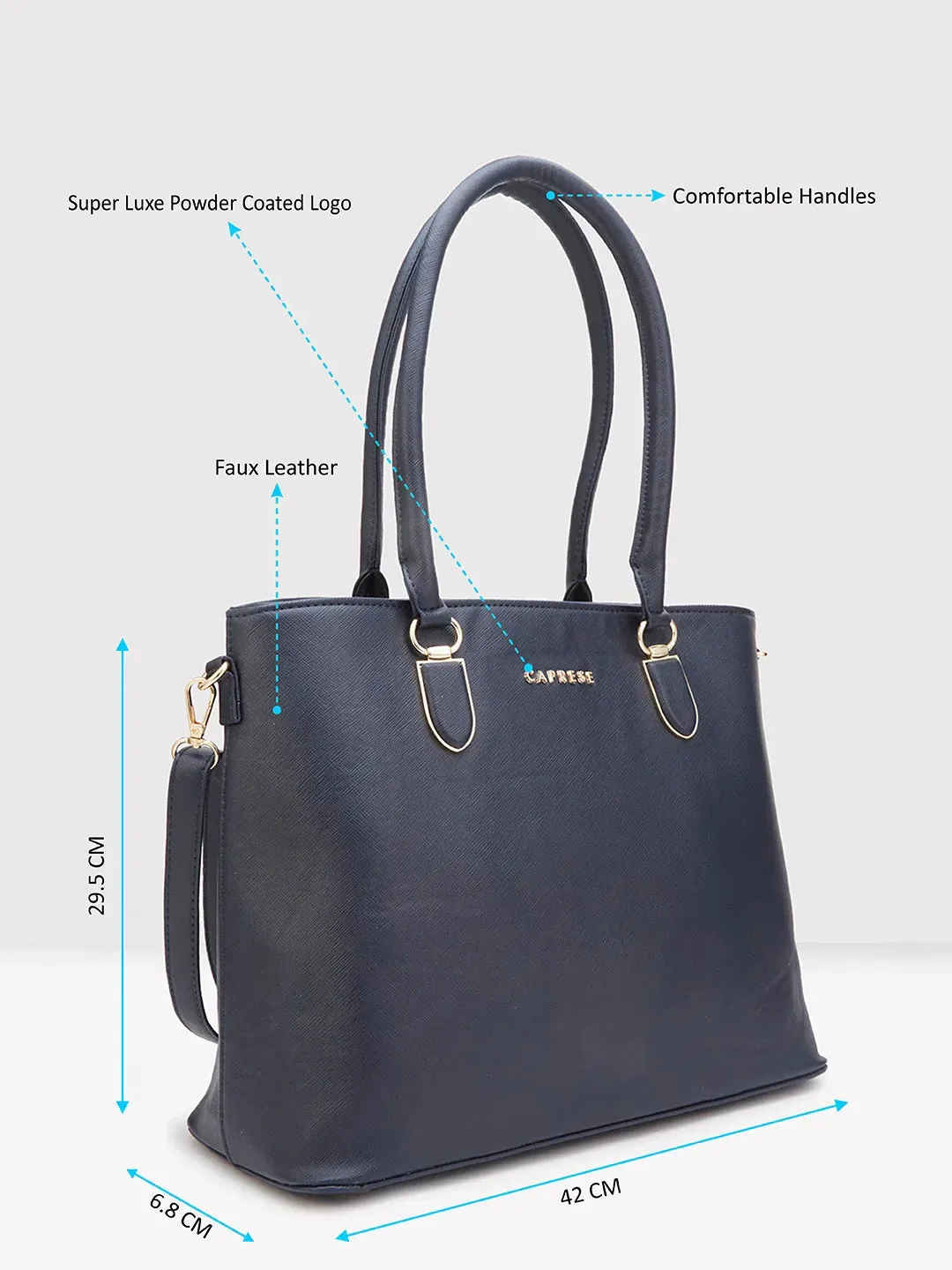 Caprese Demi Tote Large Navy