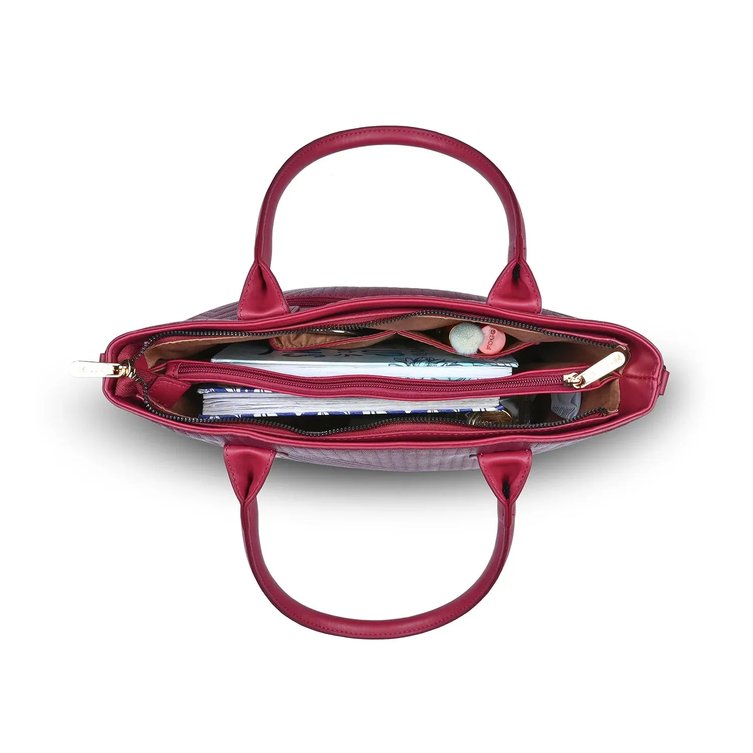 Caprese Lucya Tote Small Plum