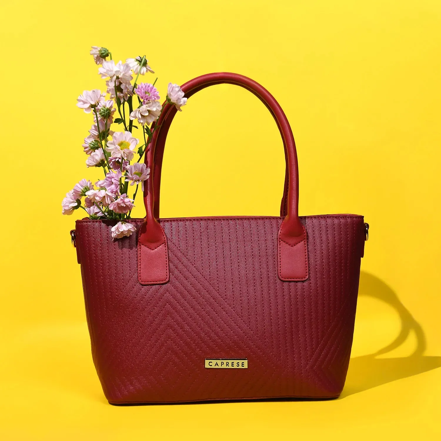 Caprese Lucya Tote Small Plum