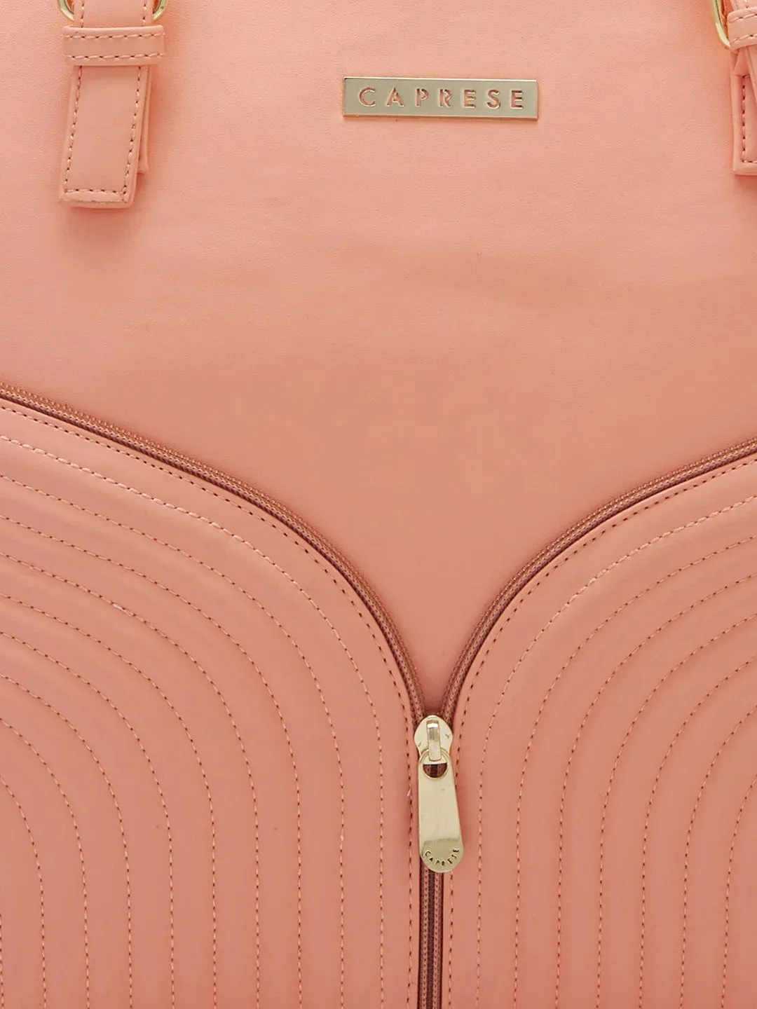 Caprese Marvel Laptop Tote Large Coral