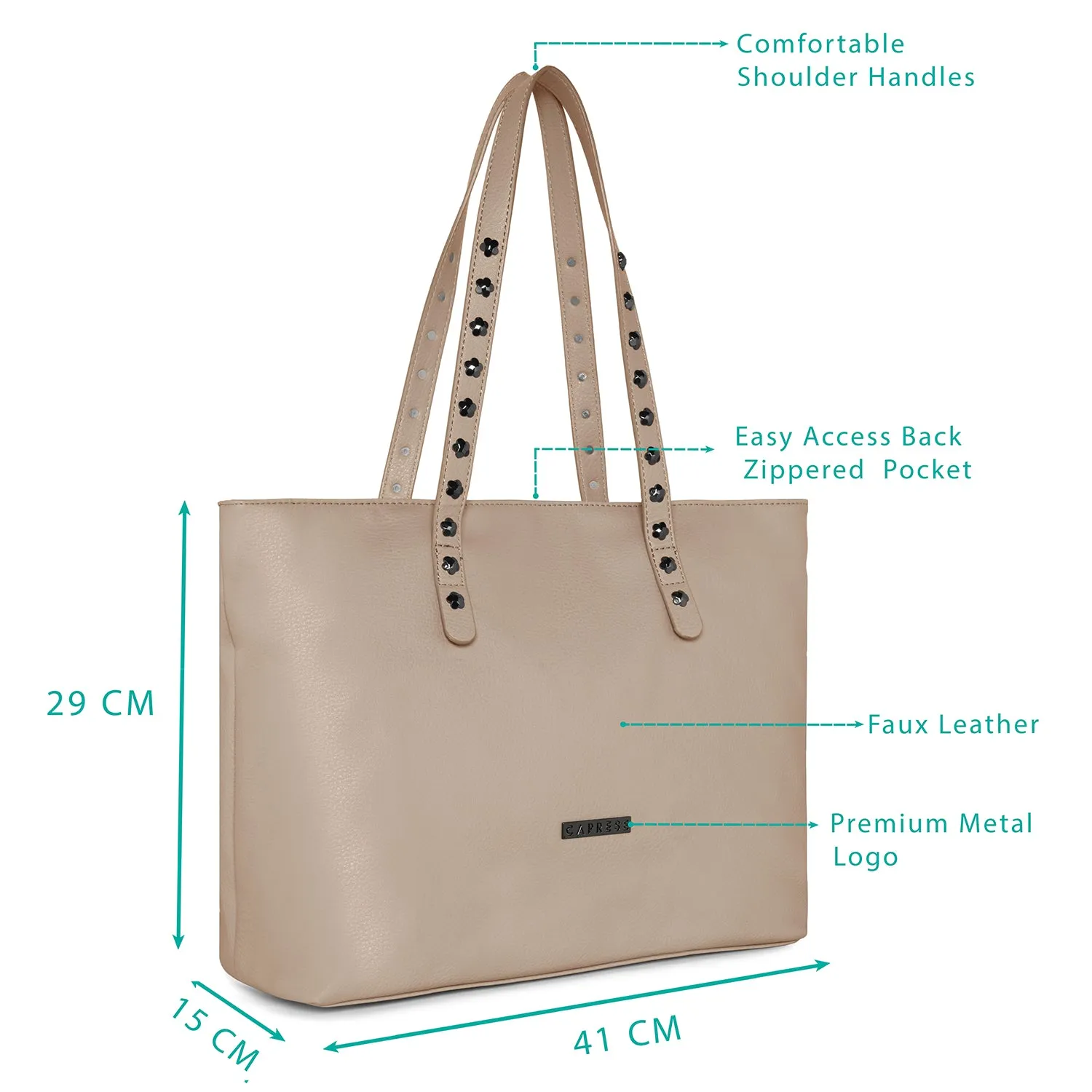 Caprese Merona Tote Large Beige