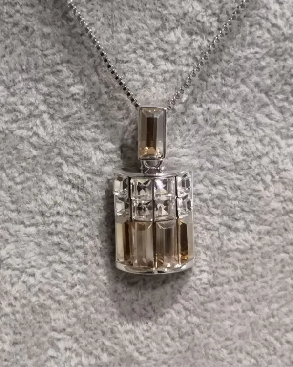 Champaign Ice Necklace with Swarovski Crystal