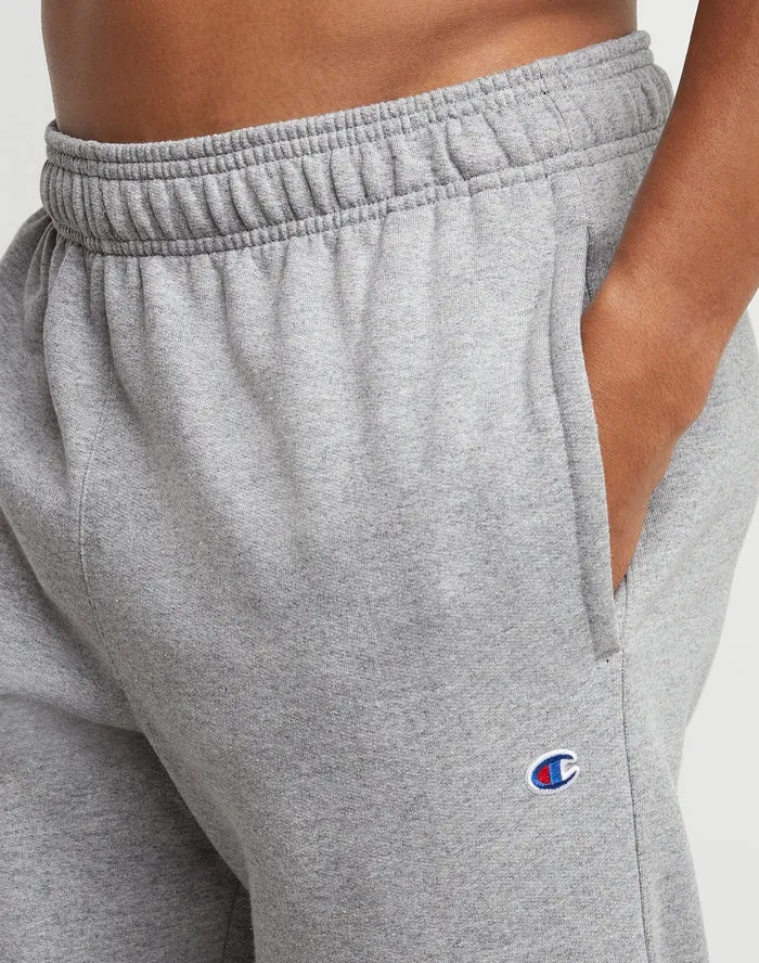 Champion Men's Powerblend Open-Hem Sweatpants, 32" Oxford Grey P0893 549314 806