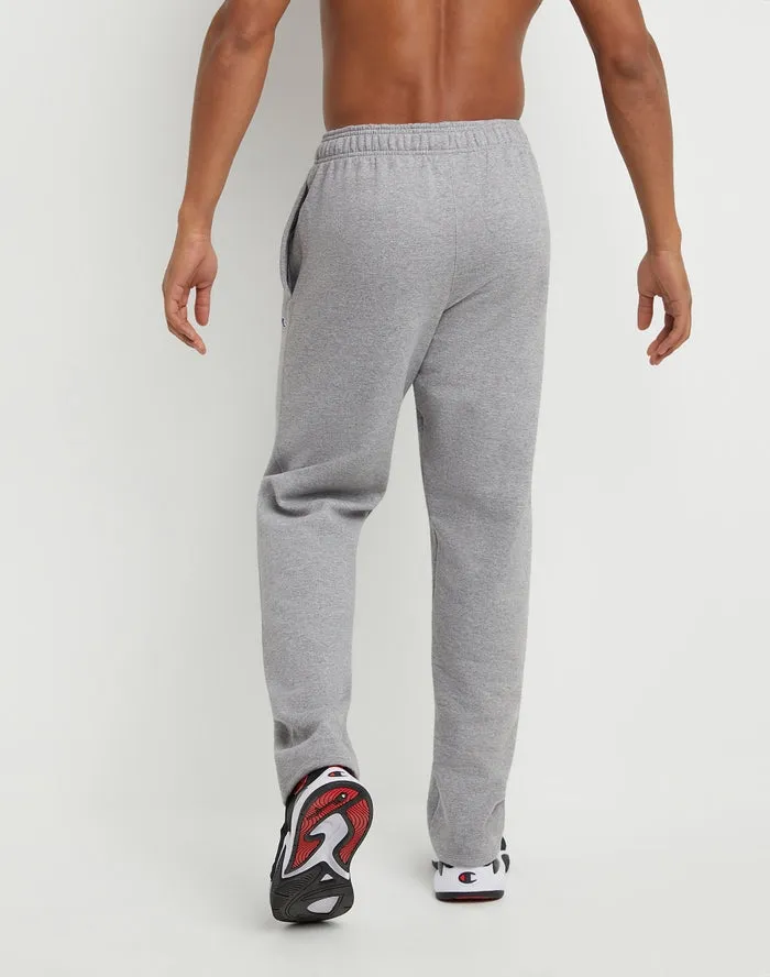 Champion Men's Powerblend Open-Hem Sweatpants, 32" Oxford Grey P0893 549314 806