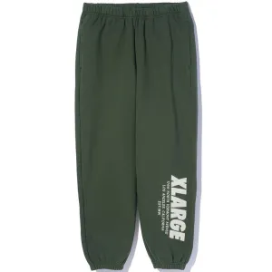 Chenille Logo Sweatpants Green