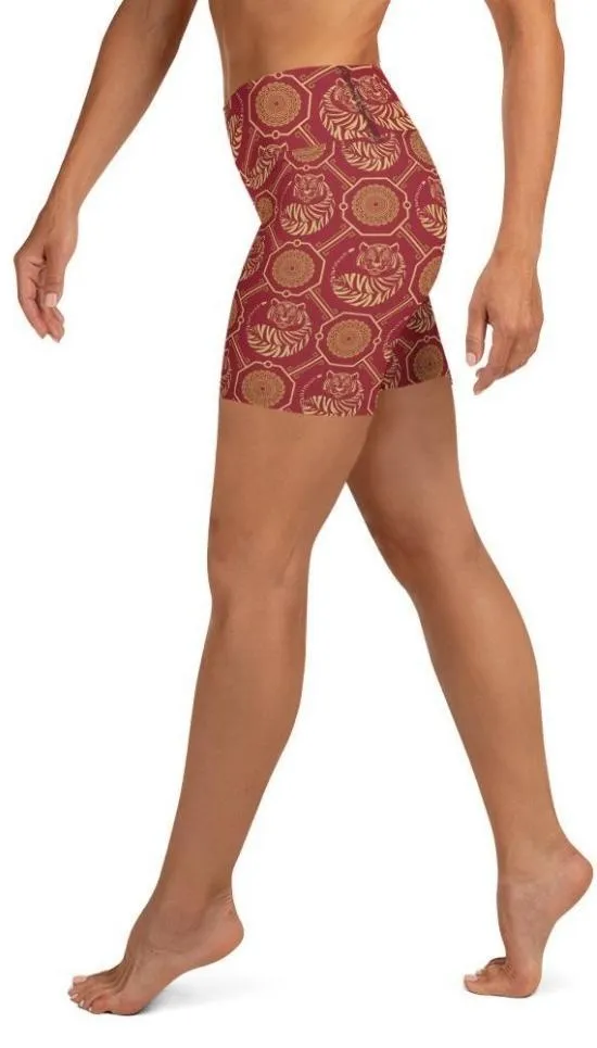 Chinese New Year Yoga Shorts