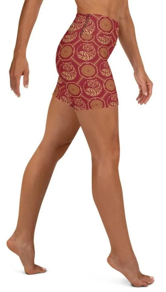 Chinese New Year Yoga Shorts