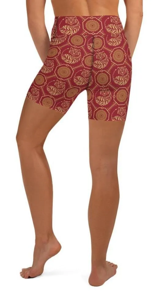 Chinese New Year Yoga Shorts
