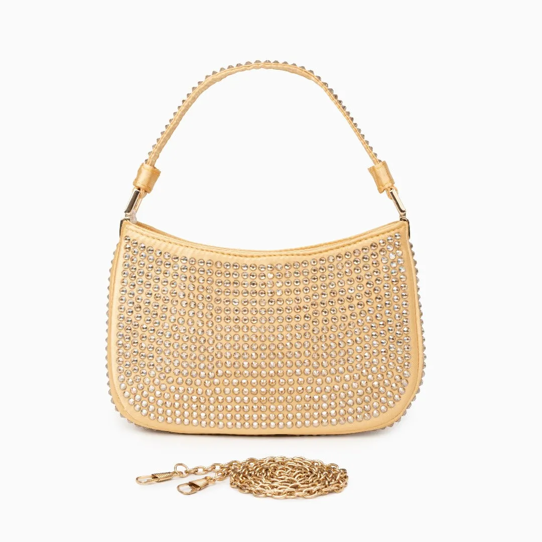 Cortney Rhinestones Handbag