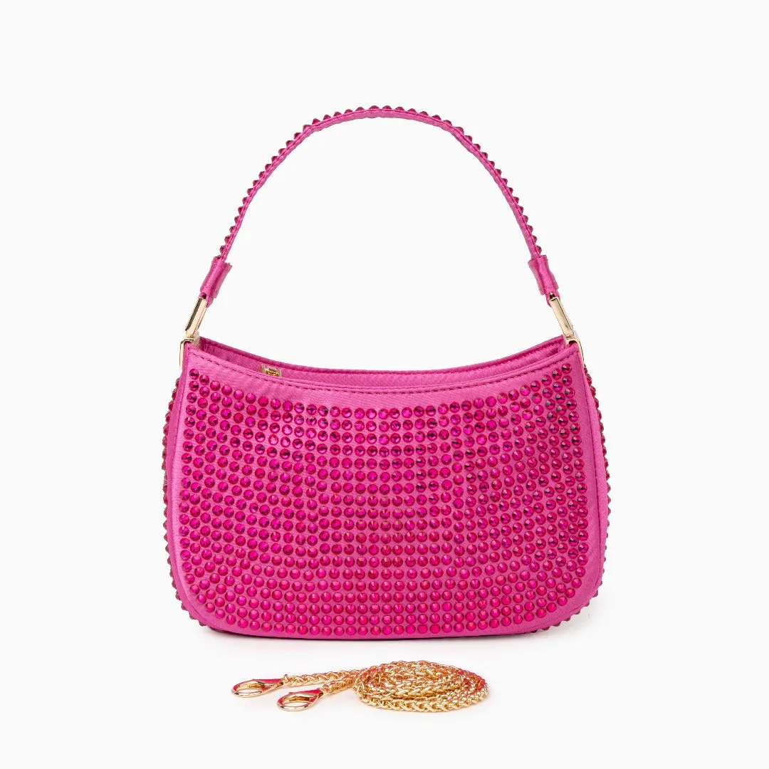 Cortney Rhinestones Handbag