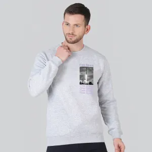Crew Neck Sweatshirt - Heather Grey