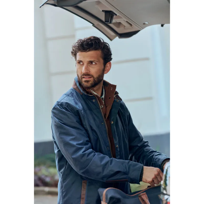 Dubarry Carrickfergus Mens Primaloft Wax Jacket - Ocean Blue