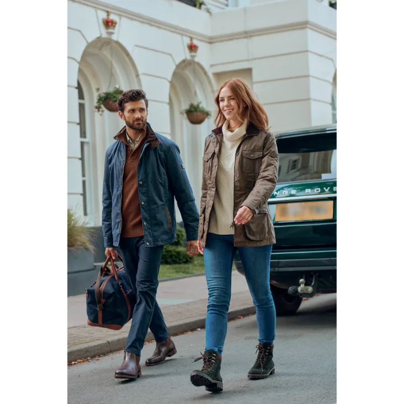 Dubarry Carrickfergus Mens Primaloft Wax Jacket - Ocean Blue