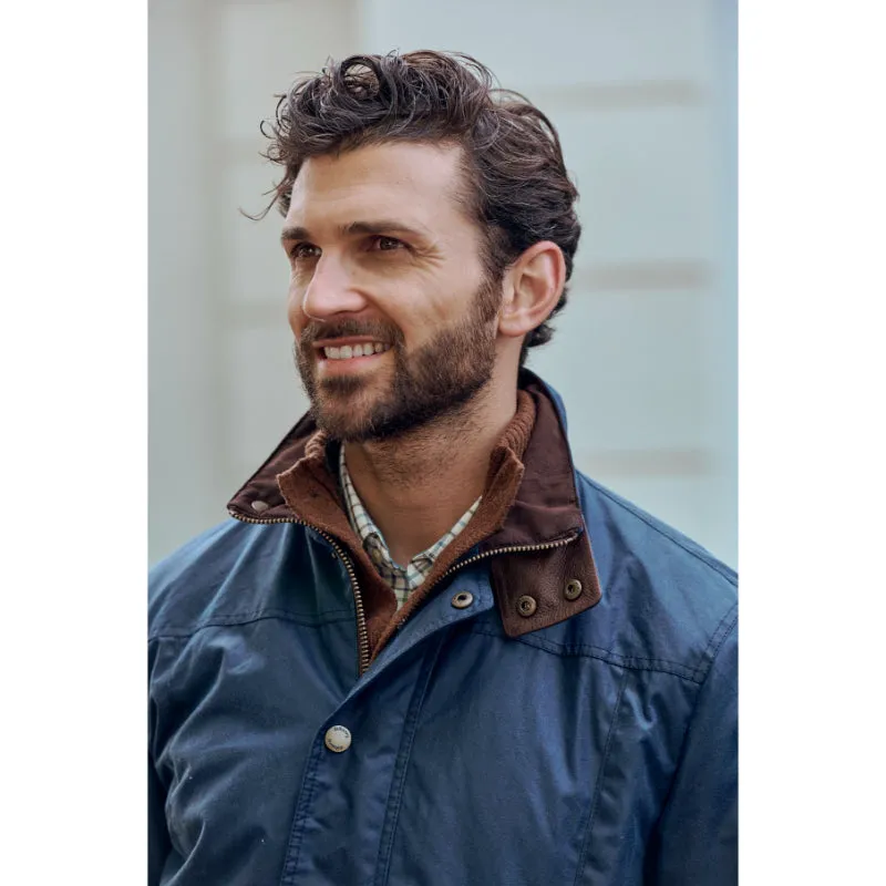 Dubarry Carrickfergus Mens Primaloft Wax Jacket - Ocean Blue