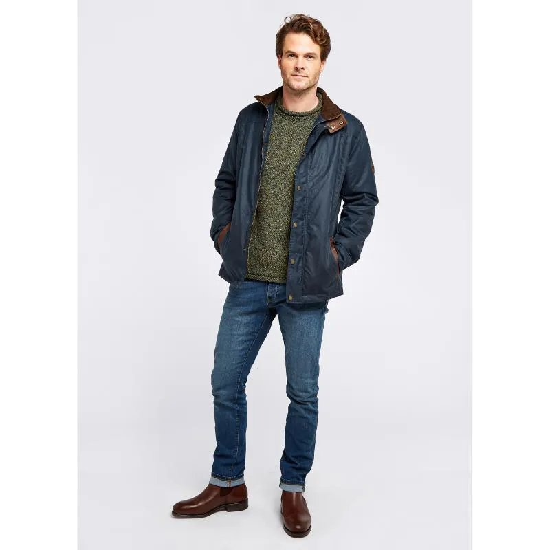 Dubarry Carrickfergus Mens Primaloft Wax Jacket - Ocean Blue