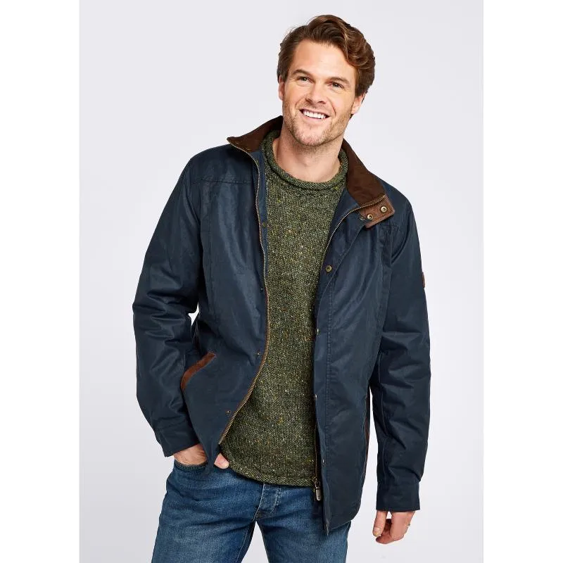 Dubarry Carrickfergus Mens Primaloft Wax Jacket - Ocean Blue