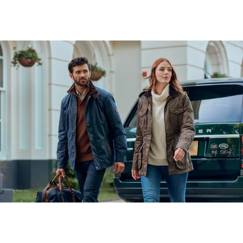 Dubarry Carrickfergus Mens Primaloft Wax Jacket - Ocean Blue