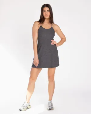 Dynamic Ava Dress - Heathered Magnet