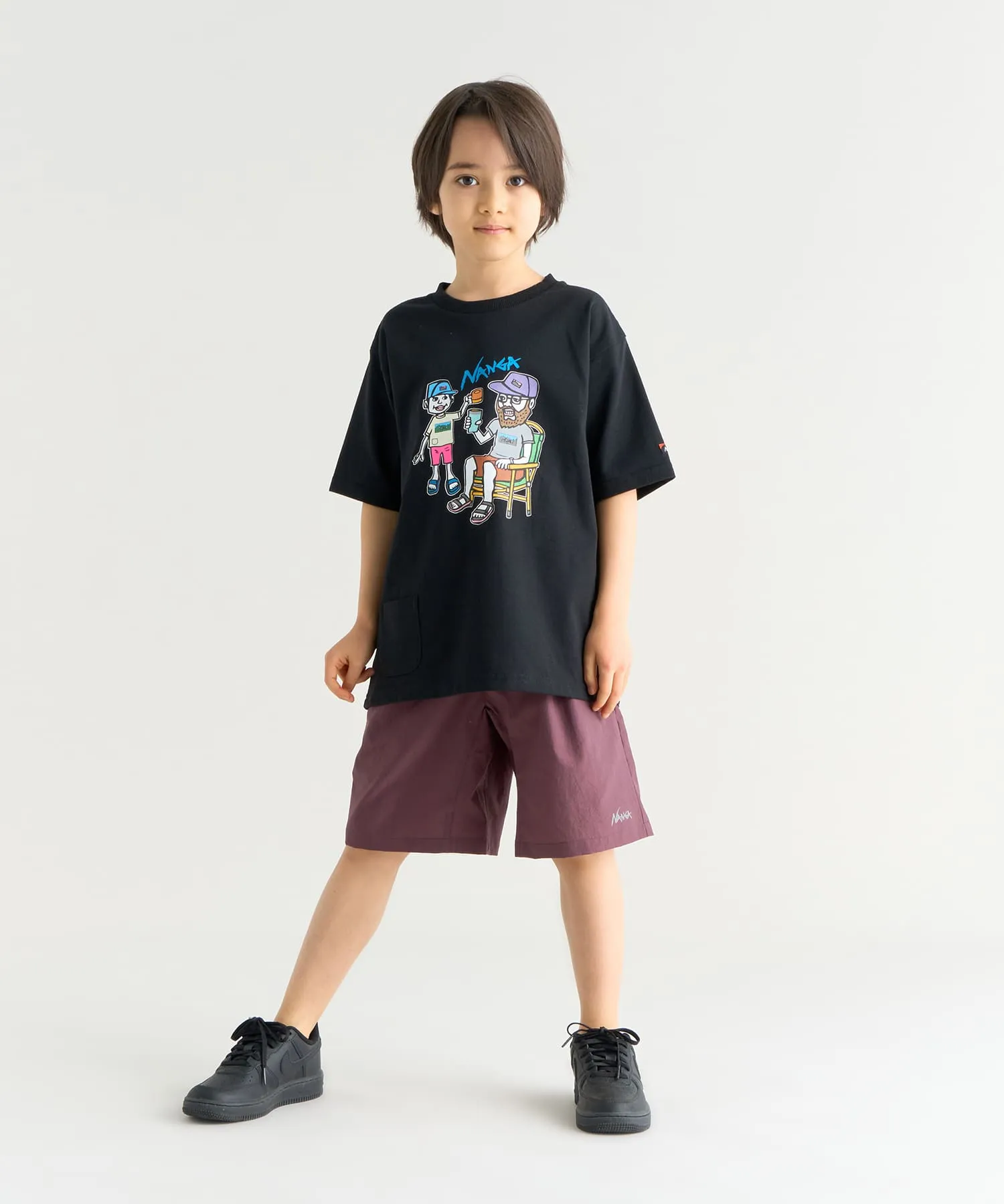 ECO HYBRID KIDS TEE(FAM PT)