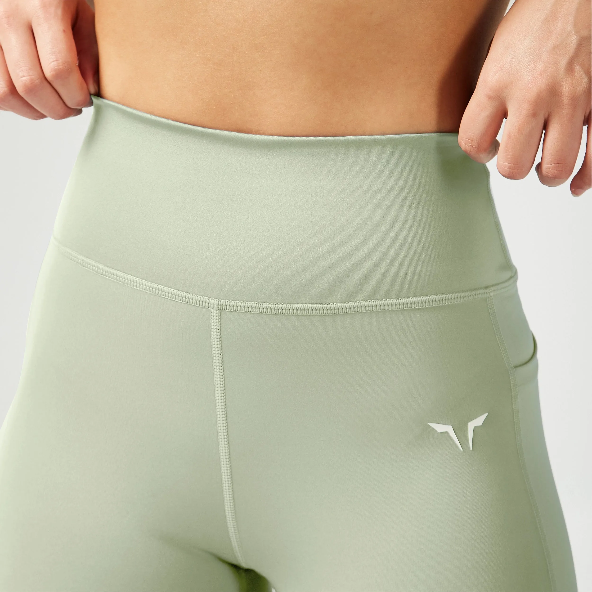 Essential High Waisted Leggings 27" - Desert Sage