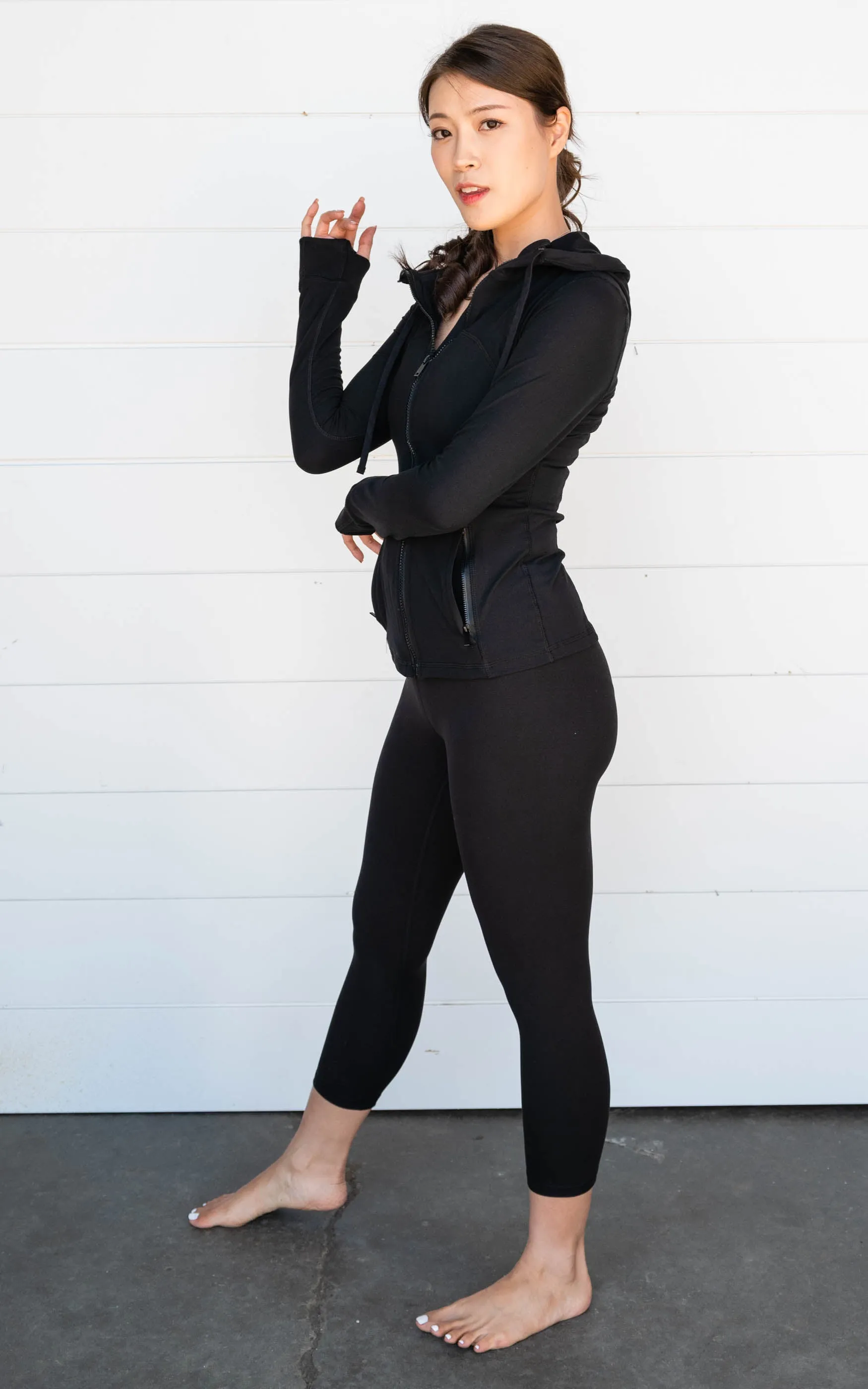 Fitted Jacket w/ Hood- Rae Mode - Final Sale*