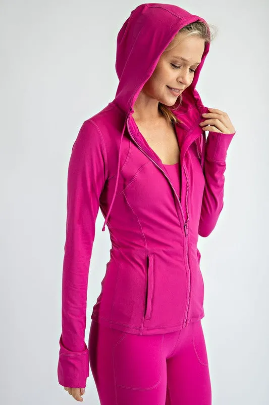 Fitted Jacket w/ Hood- Rae Mode - Final Sale*