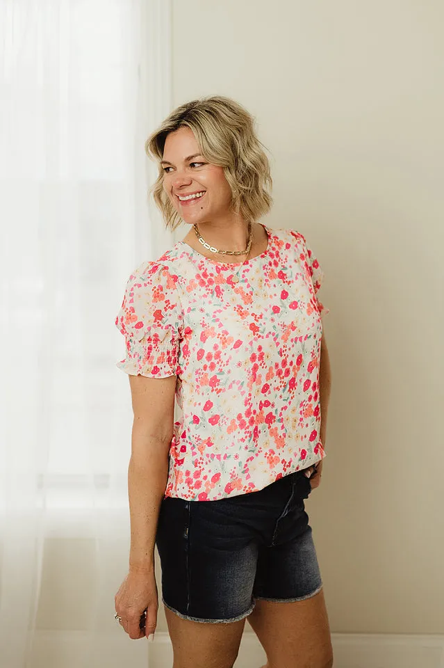 Floral Silhouette Sheath