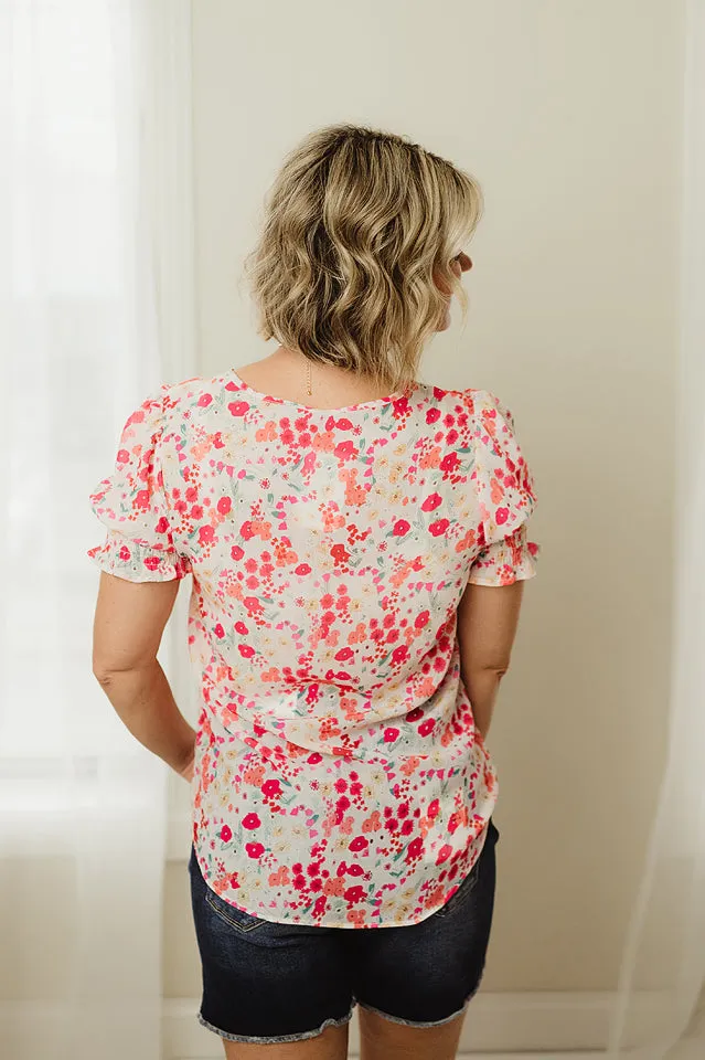 Floral Silhouette Sheath