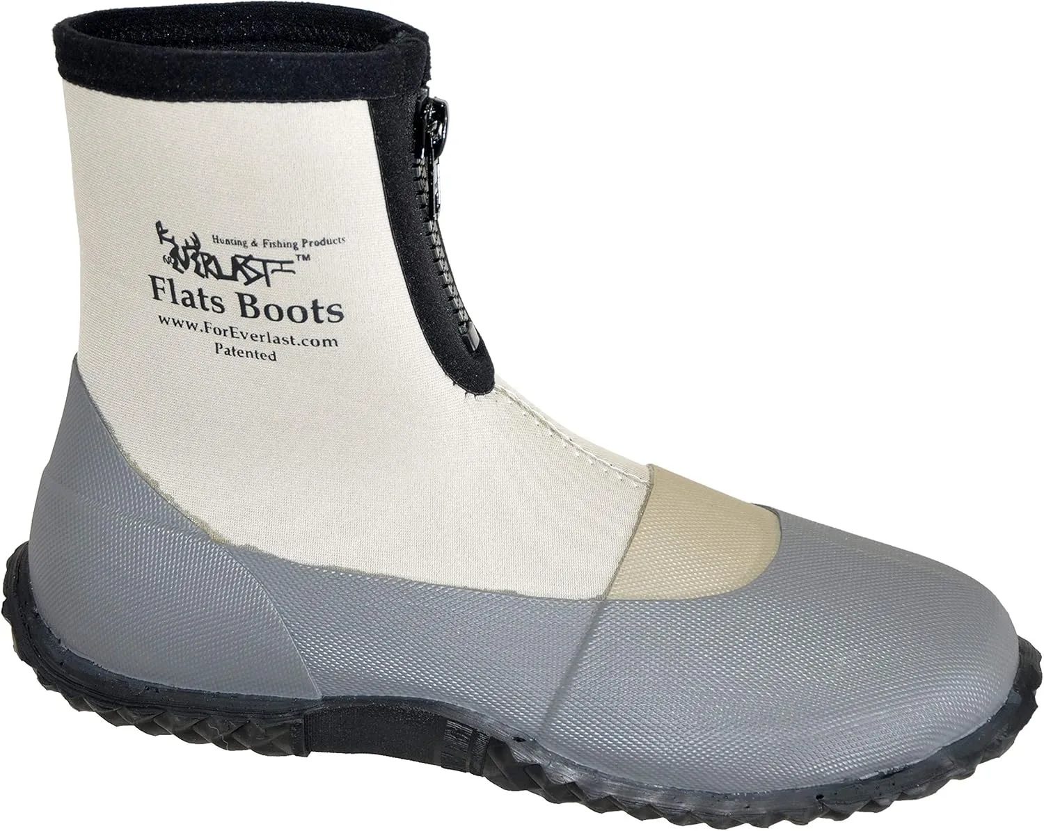 ForEverlast Flats Boots Lightweight Neoprene Rubber Boots Generation II for Fishing & Wading, Size 3, Water Resistant, for Men & Women