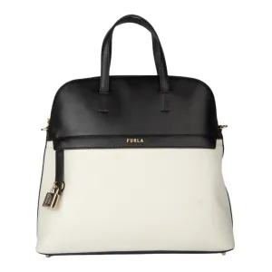 Furla Piper Large Dome - Natural   Nero
