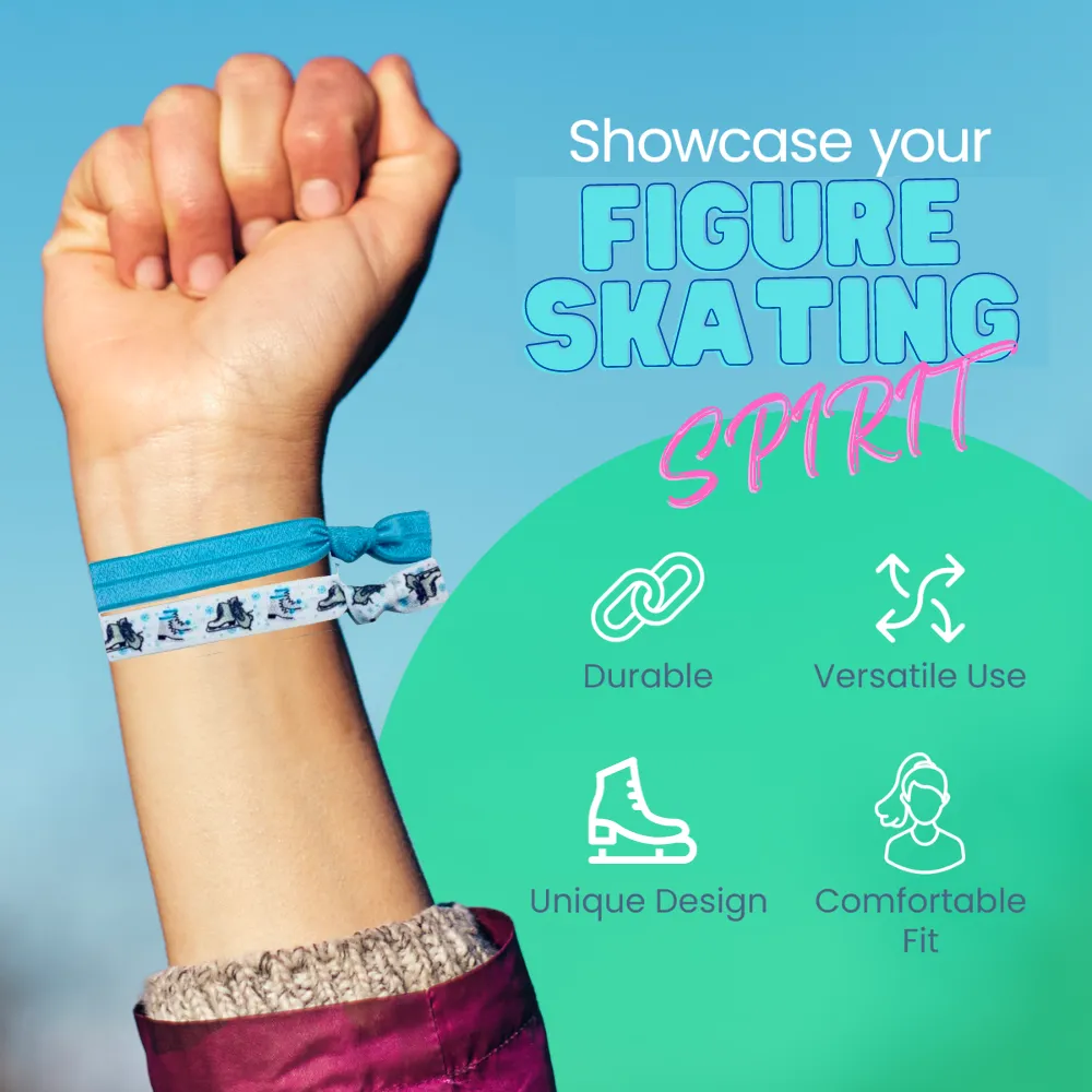 Girls Figure Skating Hair Ties